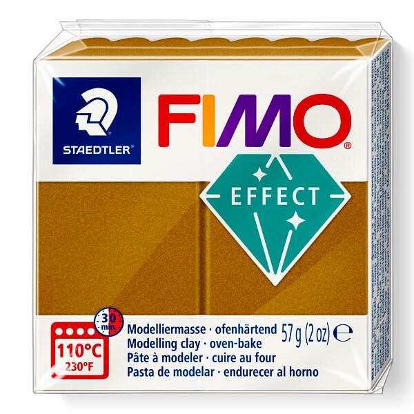 PATE POLYMERE FIMO EFFECT OR 57 gr REF 8010-11